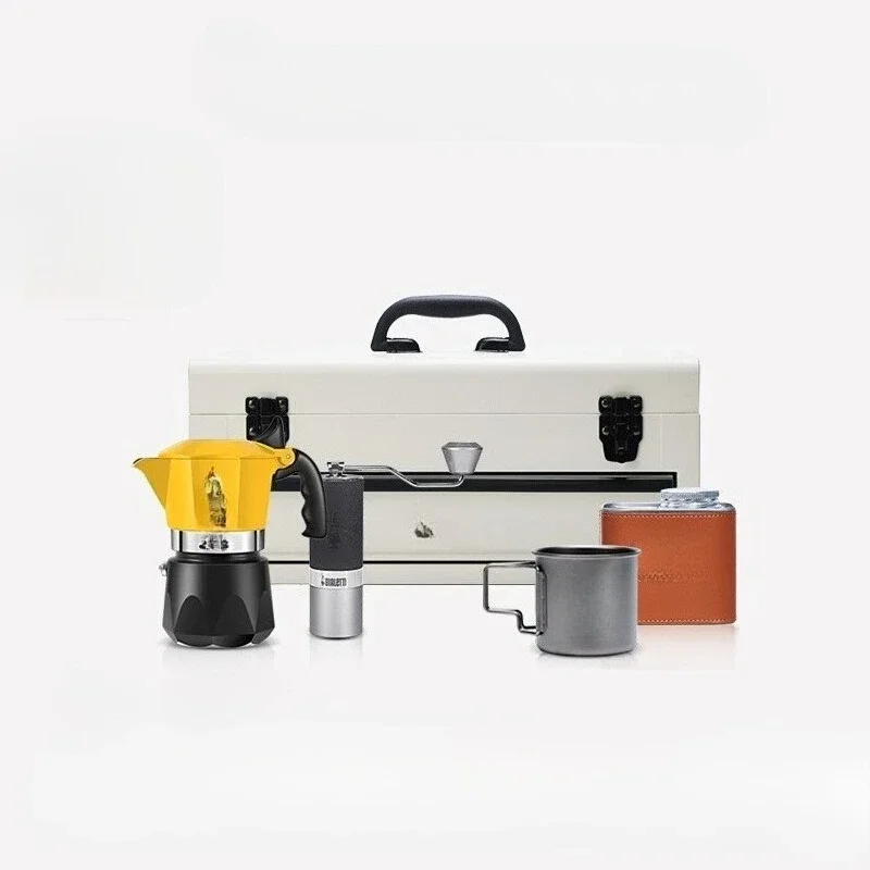Coffee.Equipment Parts - キャンプ用コーヒーボックス モカポット アウトドアギフトボックス コーヒー キャンプ用品フルセット