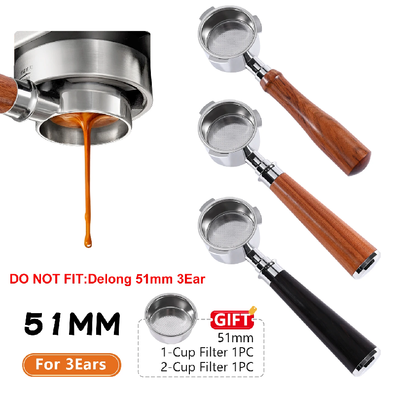 Coffee Equipment Wholesale - コーヒー底なしポルタフィルター 51 ミリメートル Homix H11 Oster
