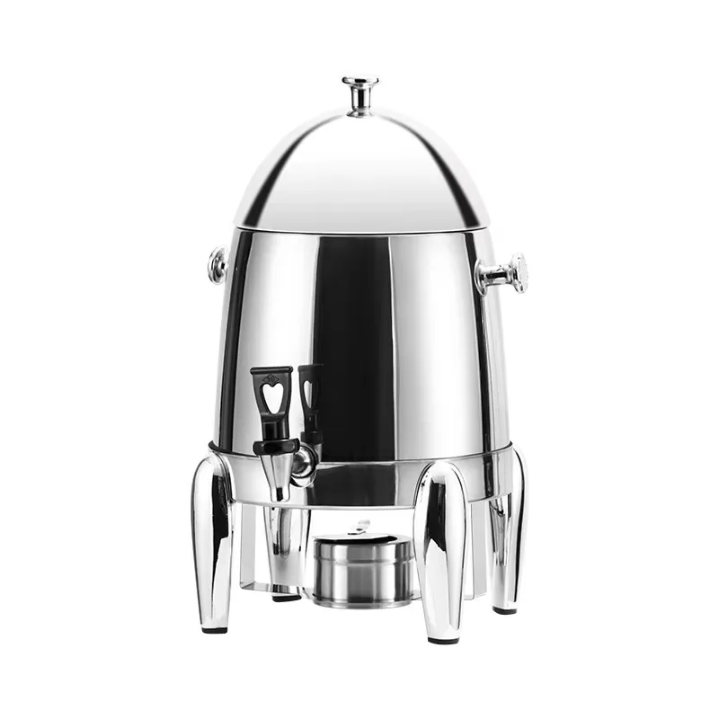 Coffee.Equipment Parts - 大容量ステンレス製コーヒーメーカー 業務用厨房機器 保温保冷機能付き 電気/アルコール加熱式