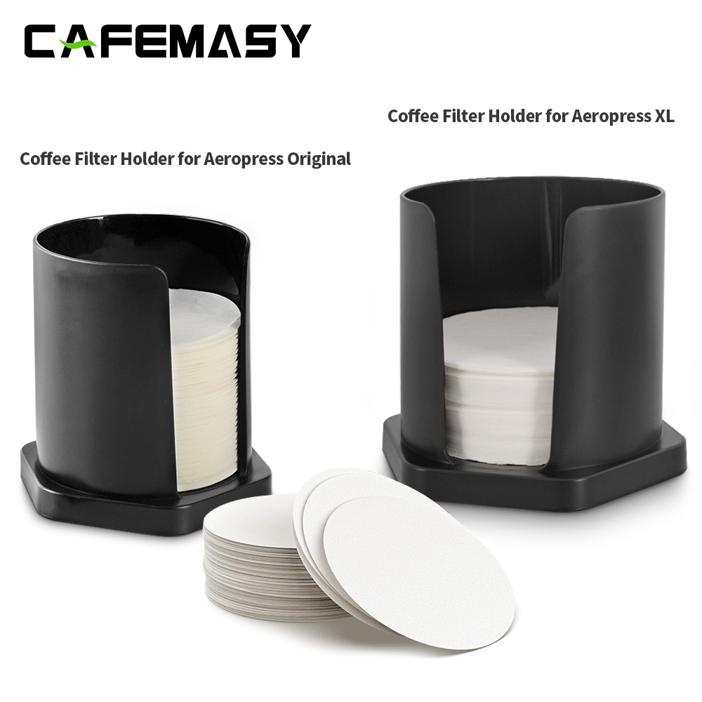 Coffee Equipment Wholesale - Aeroopress用の実用的なコーヒーフィルターペーパーホルダー、交換用フィルター、エスプレッソコーヒーメーカー、371個