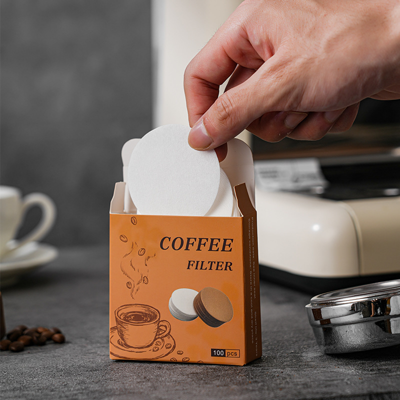 Coffee Equipment Wholesale - 100 個ラウンドコーヒーフィルターペーパーセット 51 ミリメートル/53 ミリメートル/58 ミリメートル/60