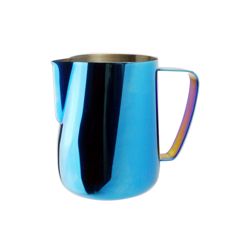 ステンレス製フラットトコーヒーミルクジャグ泡立てピッチャープ - Milk Steaming Pitcher のレビューと価格
