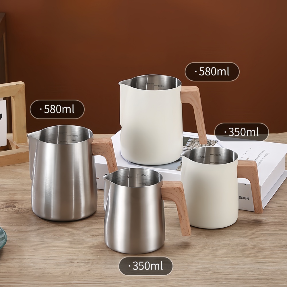 コーヒーミルク泡立てピッチャージャグ 304 ステンレス鋼精 - Milk Steaming Pitcher のレビューと価格