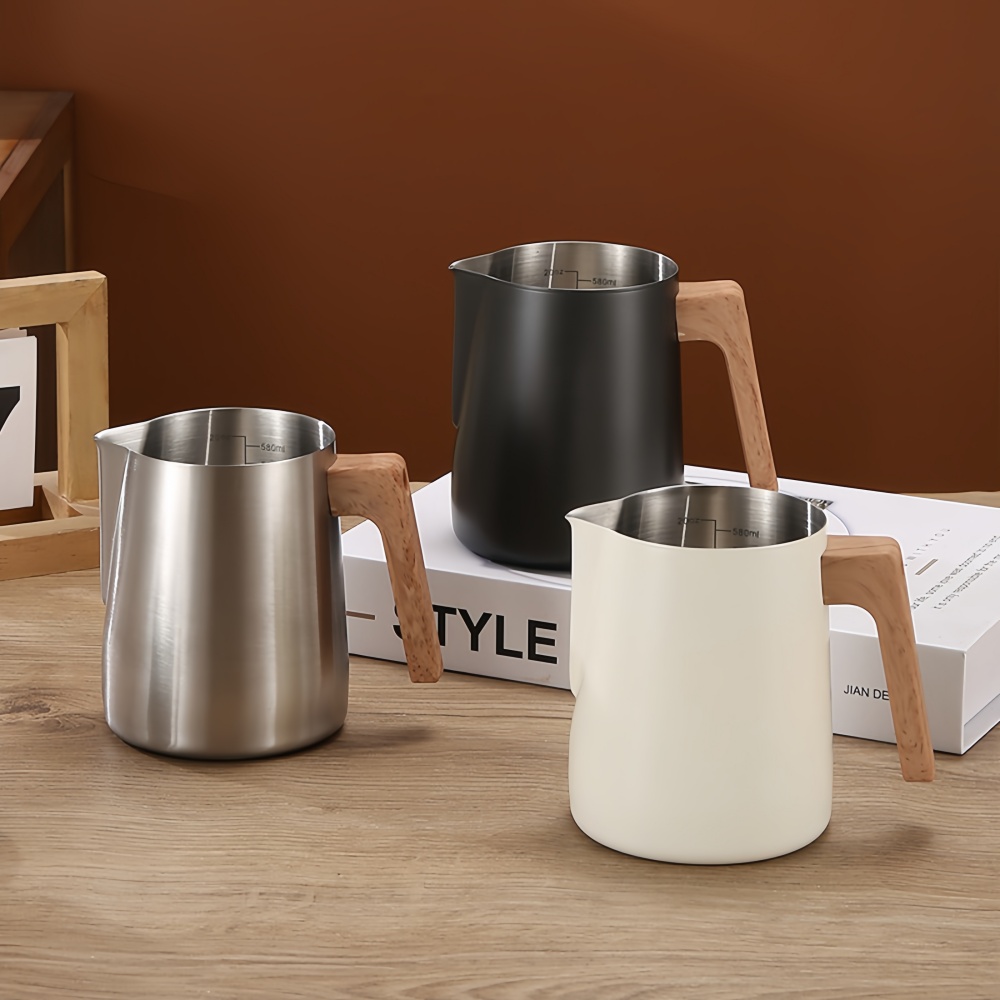 コーヒーミルク泡立てピッチャージャグ 304 ステンレス鋼精 - Milk Steaming Pitcher のレビューと価格