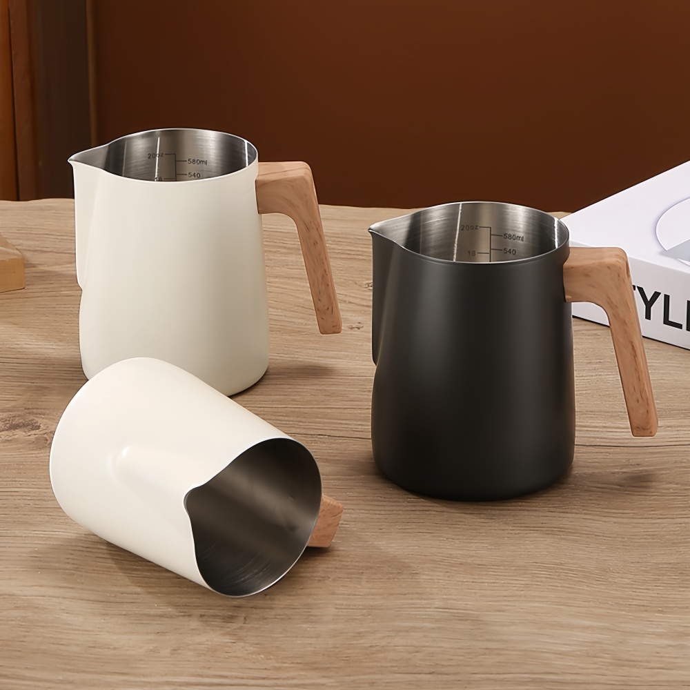 コーヒーミルク泡立てピッチャージャグ 304 ステンレス鋼精 - Milk Steaming Pitcher のレビューと価格