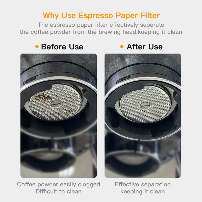 コーヒーフィルター紙使い捨て 100 個二次水フィルター 5 - Coffee Equipment Wholesale のレビューと価格