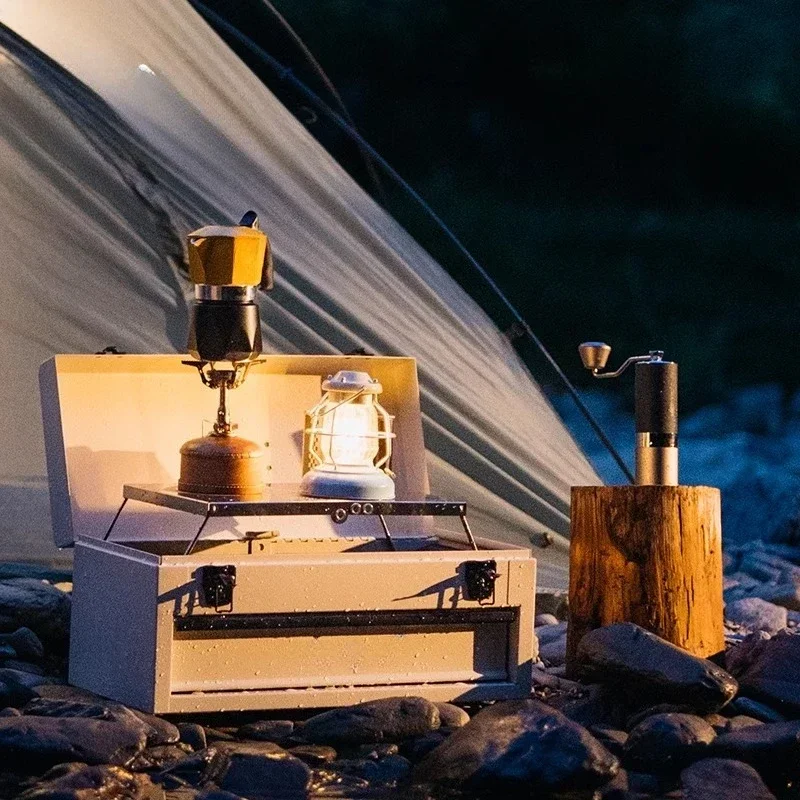 キャンプ用コーヒーボックス モカポット アウトドアギフトボッ - Coffee.Equipment Parts のレビューと価格