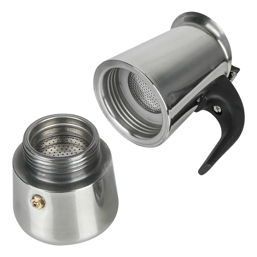 プレミアムステンレス鋼モカコーヒーメーカー 2/4/6 カッ - Coffee Equipment Wholesale のレビューと価格