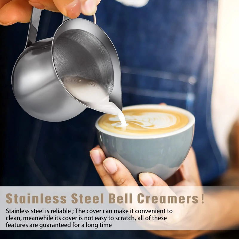 コーヒーミルク泡立てピッチャー、ステンレス鋼エスプレッソ、ク - Milk Steaming Pitcher のレビューと価格