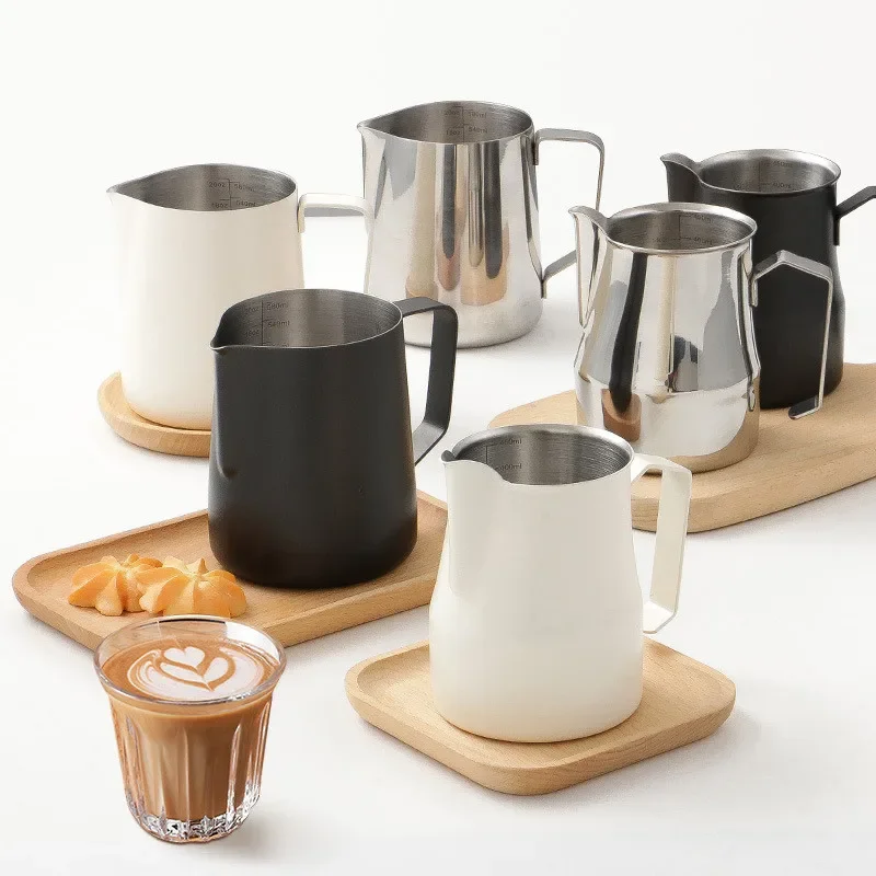 コーヒーミルク泡立てピッチャージャグ 304 ステンレス鋼ス - Milk Steaming Pitcher のレビューと価格