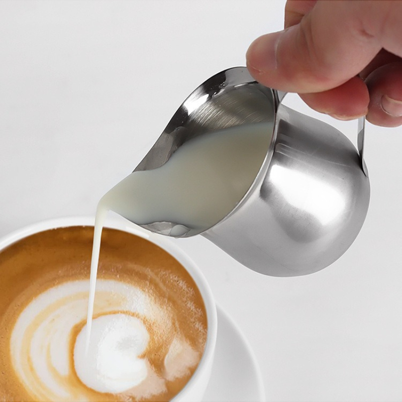 2/3/5/7オンスコーヒーミルク泡立てピッチャーカップスチ - Milk Steaming Pitcher のレビューと価格