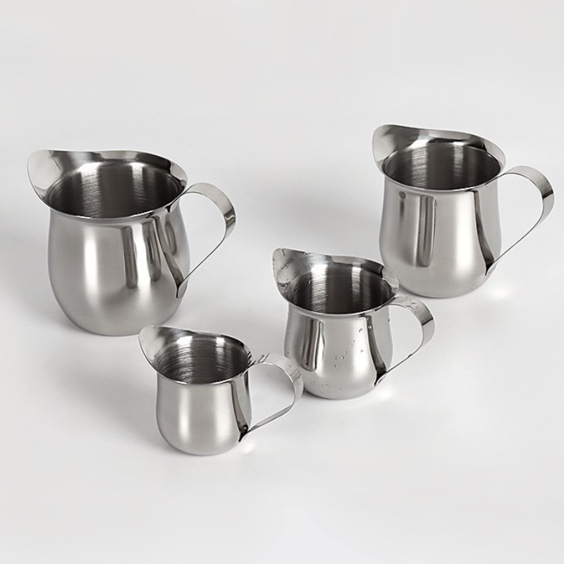 2/3/5/7オンスコーヒーミルク泡立てピッチャーカップスチ - Milk Steaming Pitcher のレビューと価格
