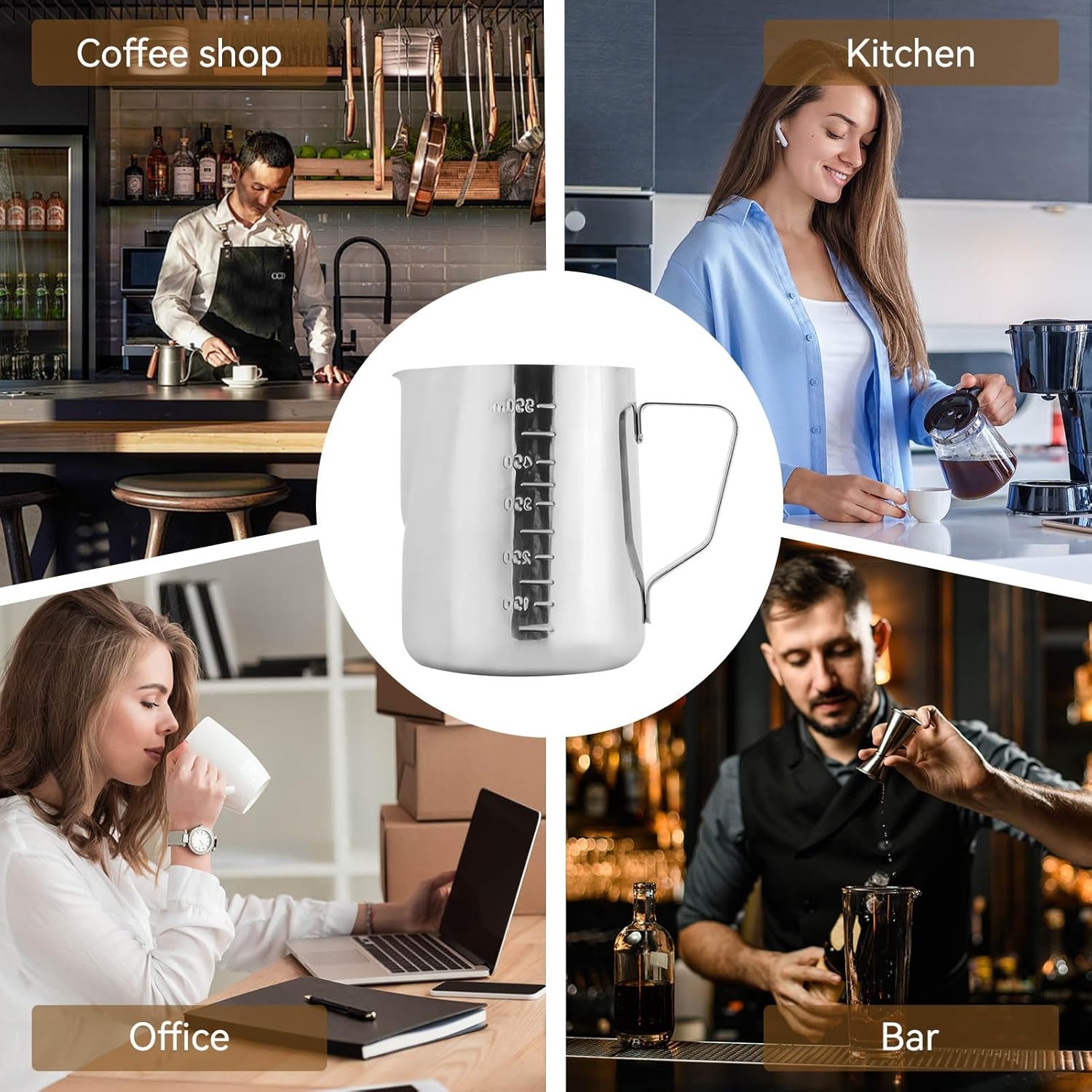 ミルク泡立てピッチャー エスプレッソスチーミングピッチャー  - Milk Steaming Pitcher のレビューと価格