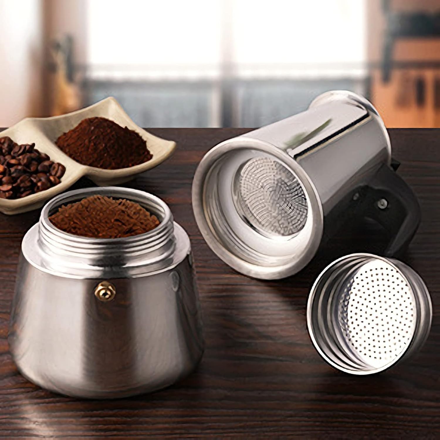 4/6/9カップモカポットカフェマシンエスプレッソカップコー - Coffee Equipment Wholesale のレビューと価格
