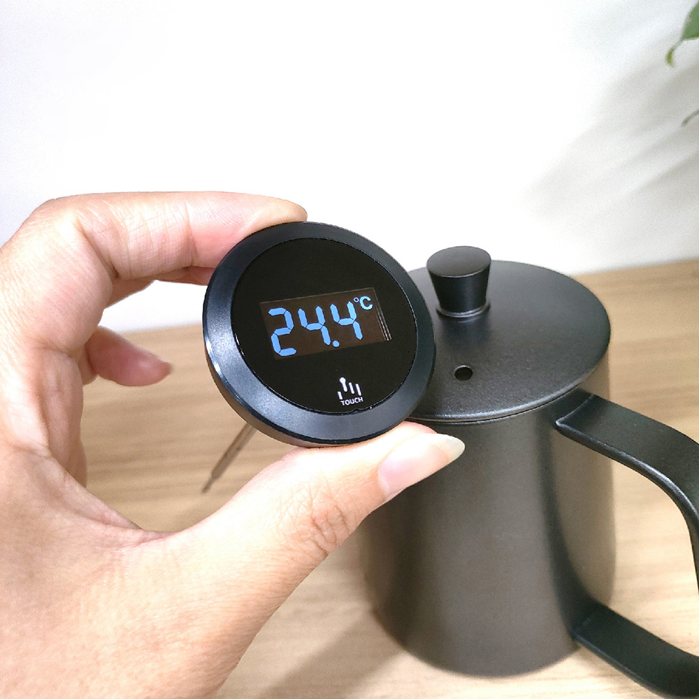0から100 ℃   タッチスクリーンダイヤル温度計コーヒー - Milk Steaming Pitcher のレビューと価格