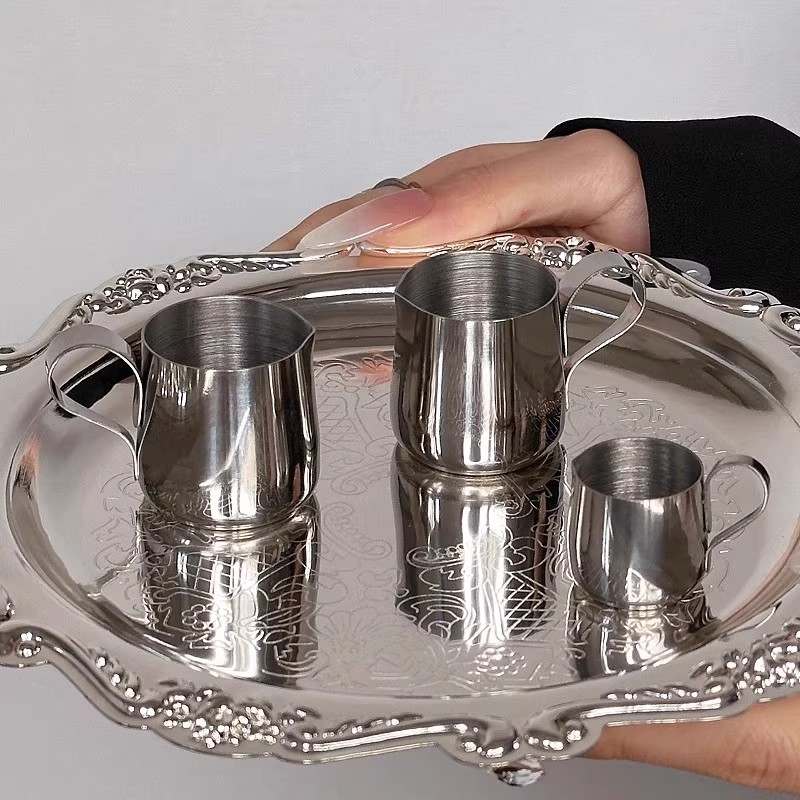 ステンレス鋼ミルク泡立てピッチャーエスプレッソ蒸しコーヒーバ - Milk Steaming Pitcher のレビューと価格