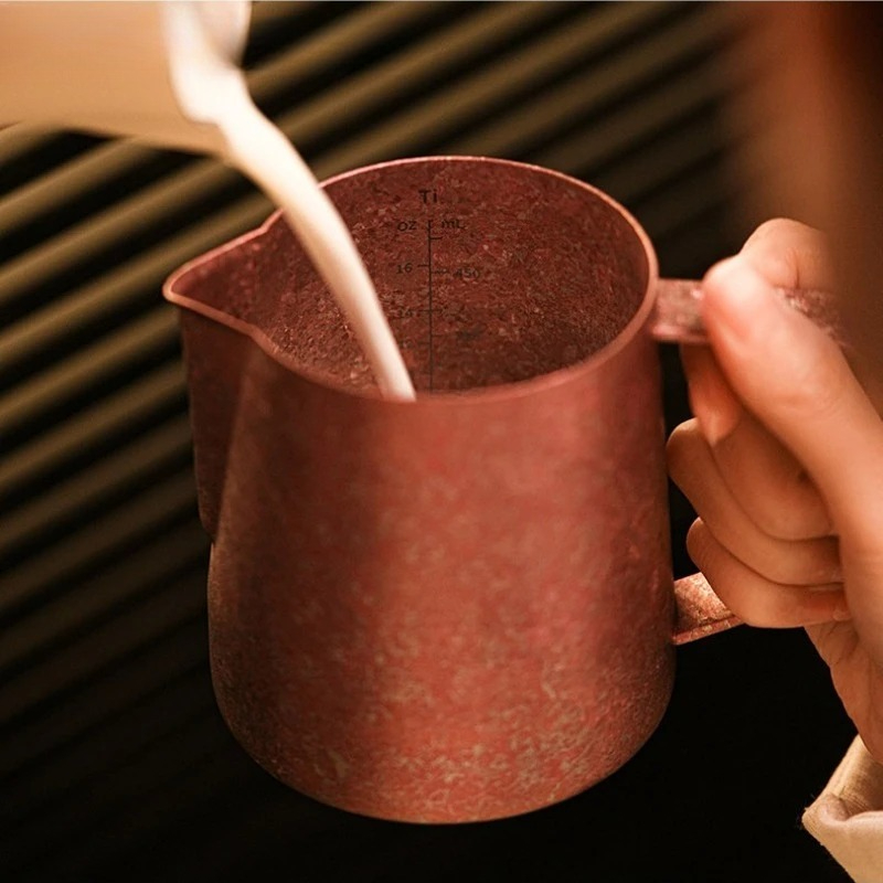 JUSTINLAU 600ml 純チタンミルクピッチャー抗菌 - Milk Steaming Pitcher のレビューと価格