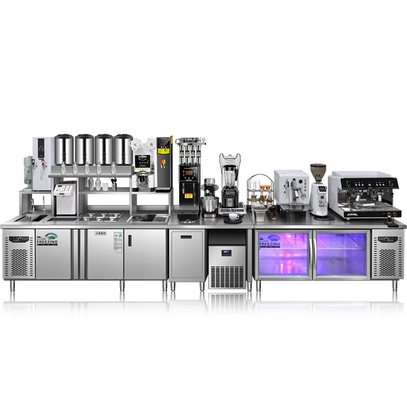 ミルクティーショップ設備一式、ウォーターバーカウンター、コー - Coffee.Equipment Parts のレビューと価格